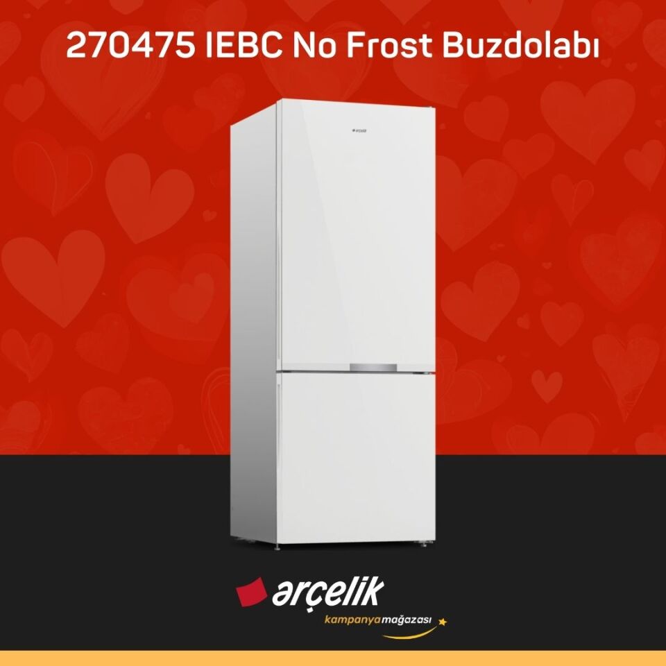 ARÇELİK 270475 IEBC Alttan Donduruculu Buzdolabı