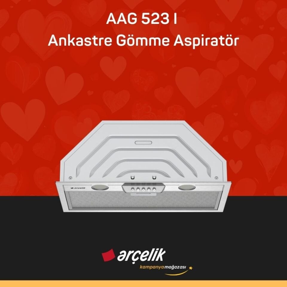 ARÇELİK AAG 523 I Ankastre Gömme Aspiratör