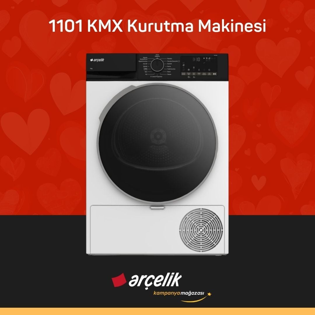 ARÇELİK 1101 KMX 11 Kg Kurutma Makinesi