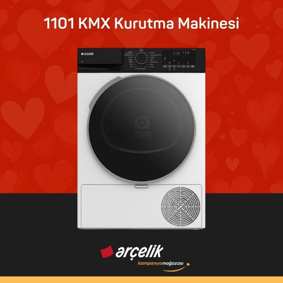 ARÇELİK 1101 KMX 11 Kg Kurutma Makinesi