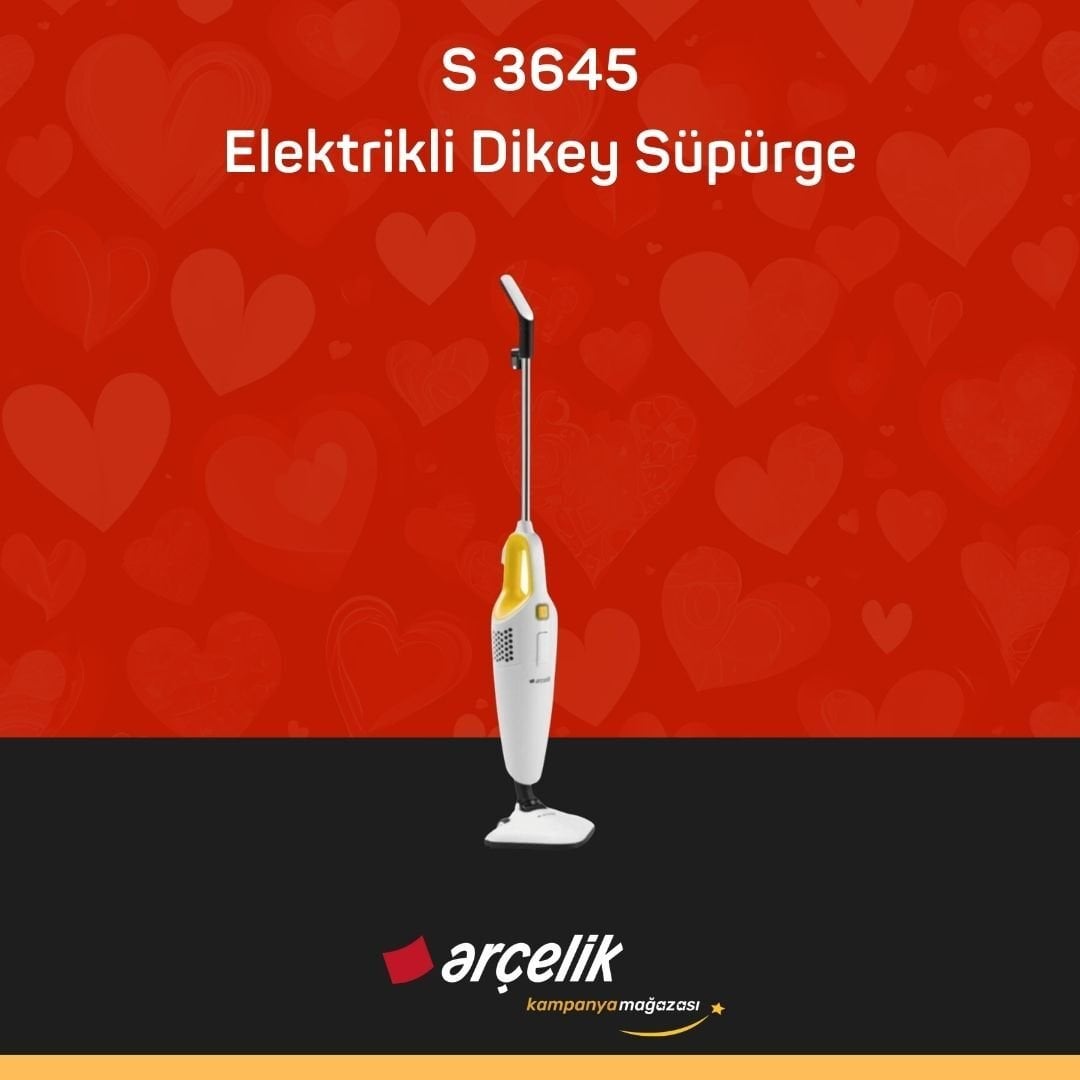 ARÇELİK S 3645 Kablolu Dikey Süpürge
