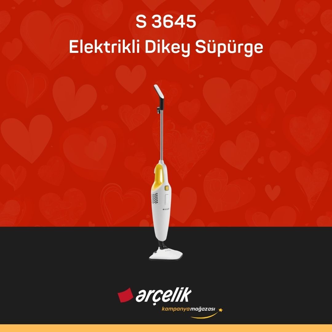 ARÇELİK S 3645 Kablolu Dikey Süpürge