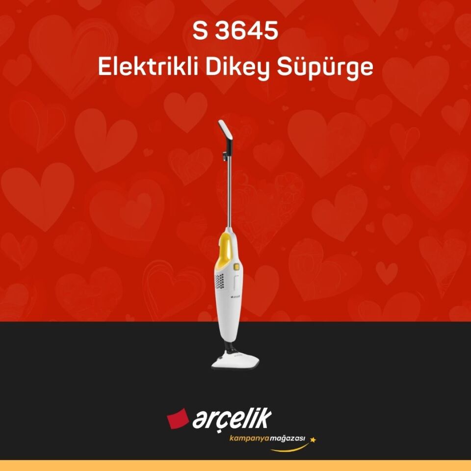 ARÇELİK S 3645 Kablolu Dikey Süpürge