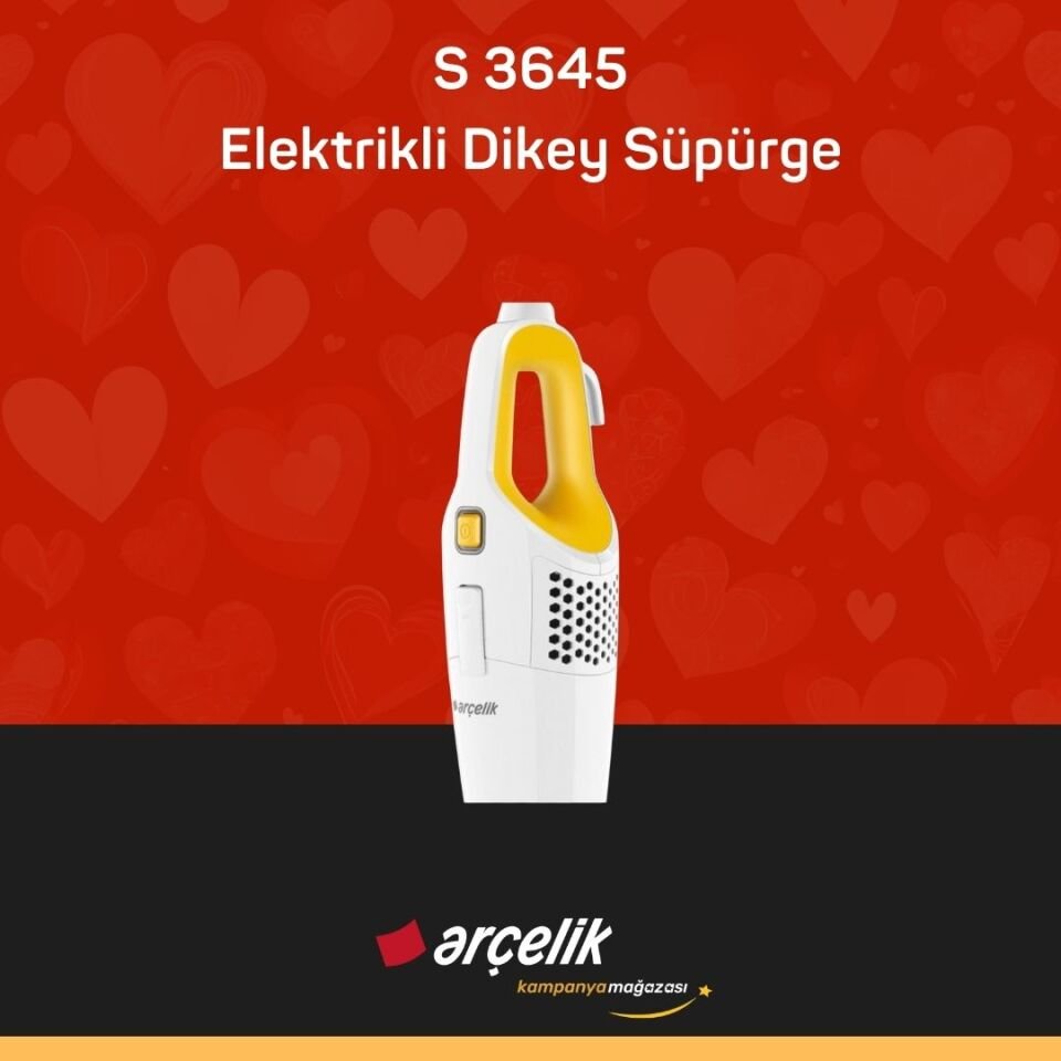 ARÇELİK S 3645 Kablolu Dikey Süpürge