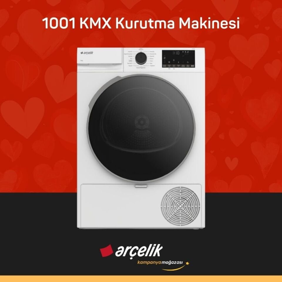 ARÇELİK 1001 KMX 10 Kg Kurutma Makinesi