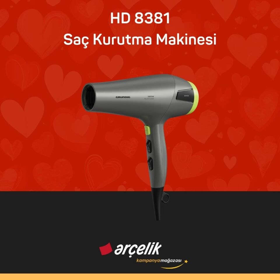 GRUNDIG HD 8381 Saç Kurutma Makinesi