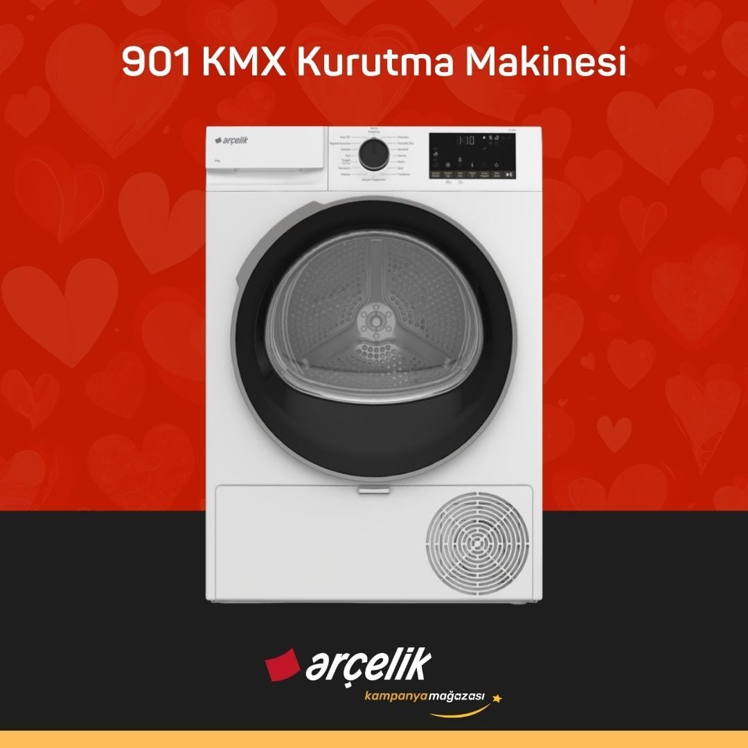 ARÇELİK 901 KMX 9 Kg Kurutma Makinesi