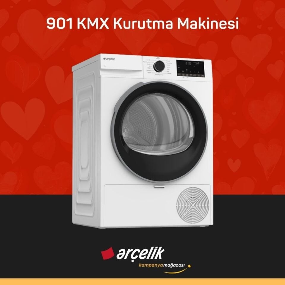 ARÇELİK 901 KMX 9 Kg Kurutma Makinesi