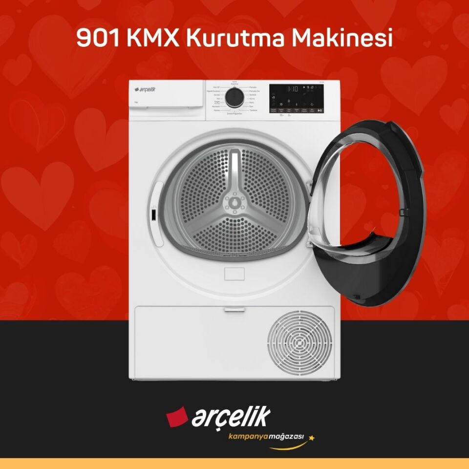 ARÇELİK 901 KMX 9 Kg Kurutma Makinesi