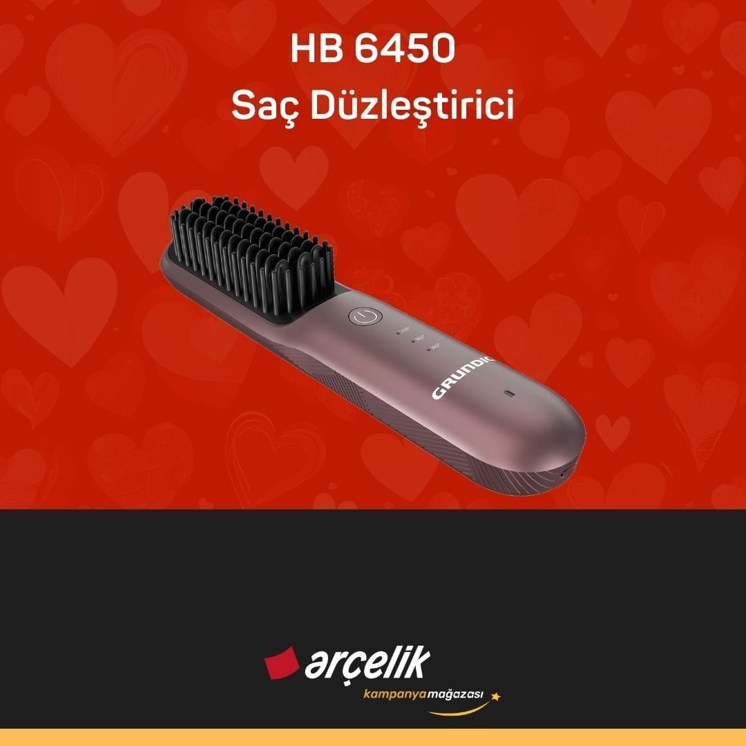 GRUNDIG HB 6450 Snapstyle Kablosuz Saç Düzleştirici