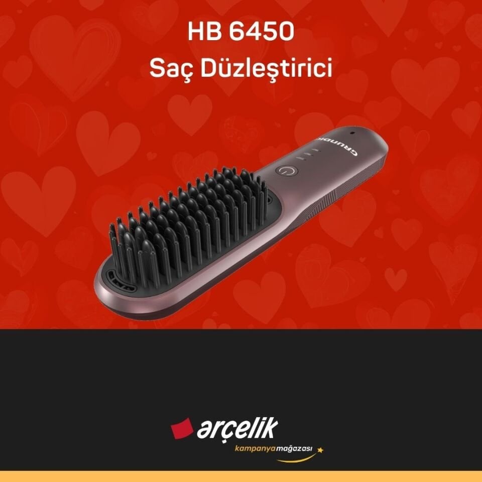 GRUNDIG HB 6450 Snapstyle Kablosuz Saç Düzleştirici