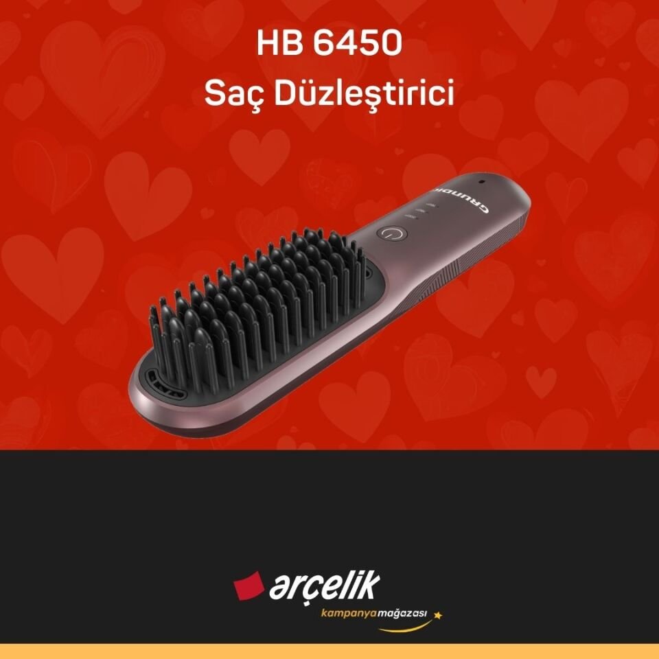 GRUNDIG HB 6450 Snapstyle Kablosuz Saç Düzleştirici