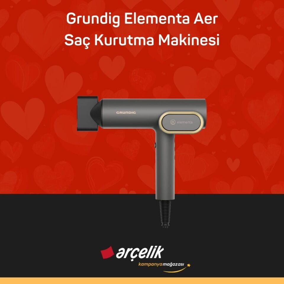 GRUNDIG HD 9380 Elementa Aer Saç Kurutma Makinesi
