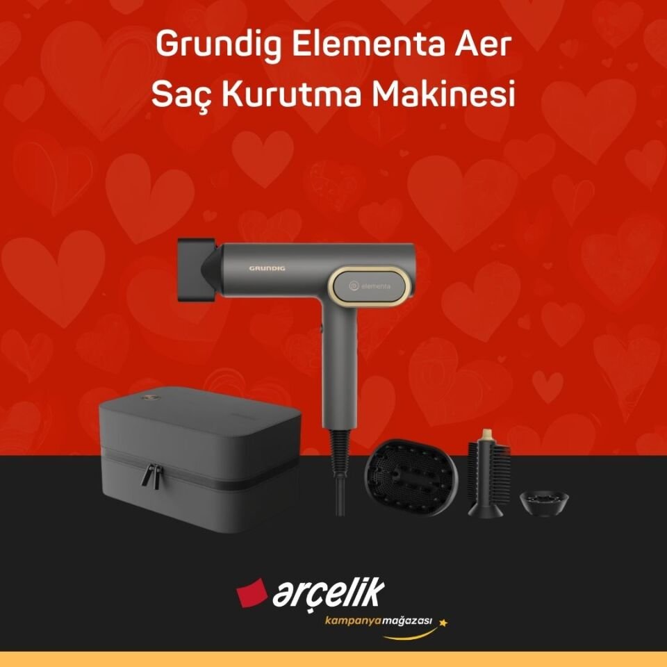 GRUNDIG HD 9380 Elementa Aer Saç Kurutma Makinesi