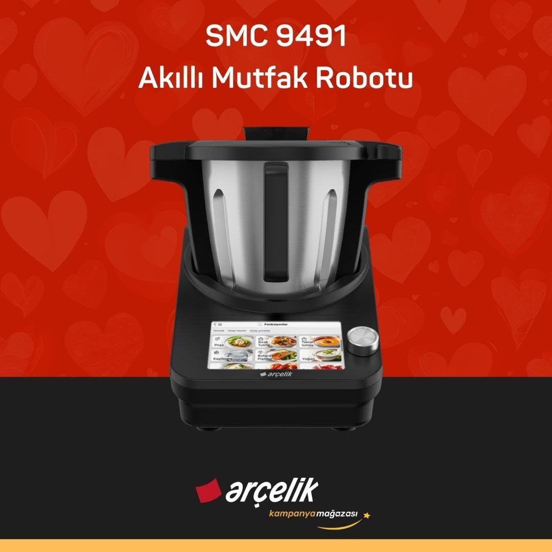 ARÇELİK SMC 9491 ThermoGurme Akıllı Mutfak Robotu