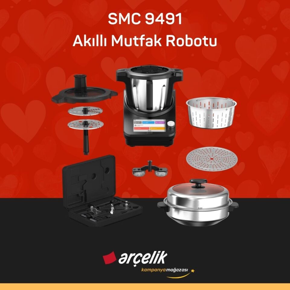 ARÇELİK SMC 9491 ThermoGurme Akıllı Mutfak Robotu