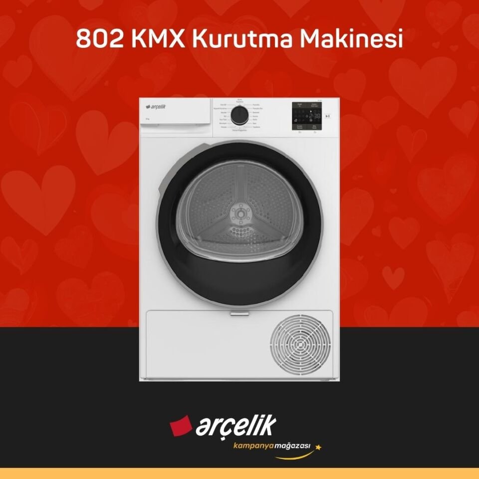 ARÇELİK A 600 B Bulaşık Makinesi - 802 KMX Kurutma Makinesi