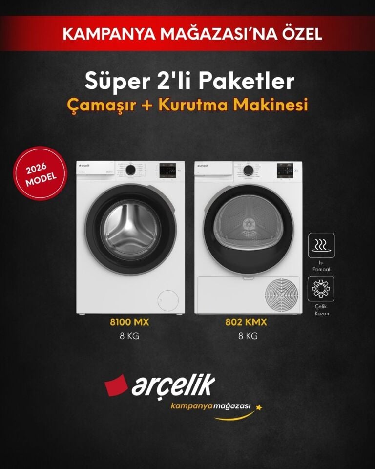 ARÇELİK 2'li Süper Setler (8100 MX - 802 KMX)