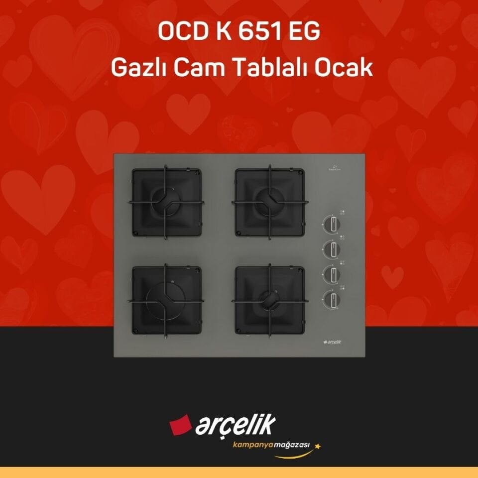 ARÇELİK ANKASTRE CAM SET ( ADE 604-1 G - AFC 362 G - OCD K 651 EG )