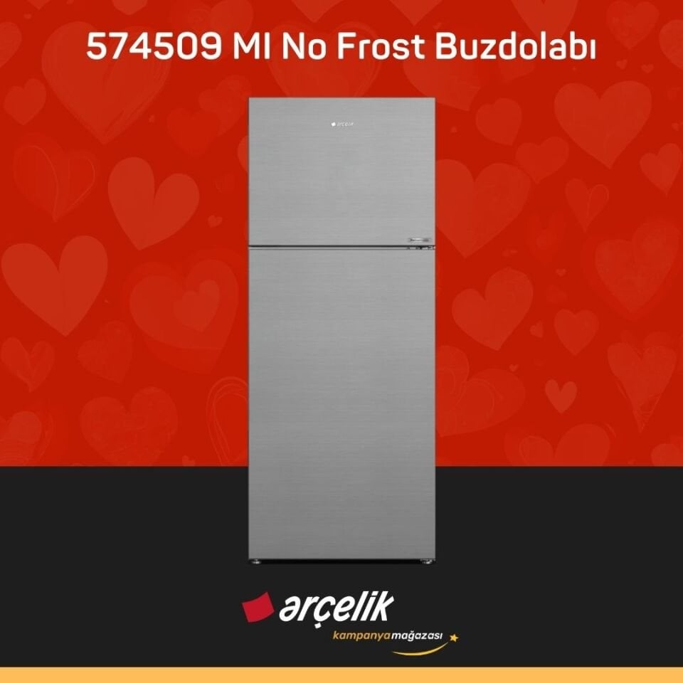 ARÇELİK 574509 MI Üstten Donduruculu Buzdolabı
