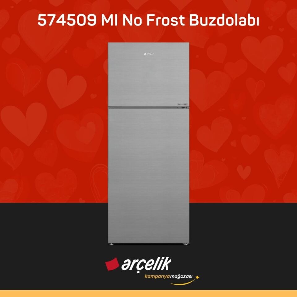 ARÇELİK 574509 MI Üstten Donduruculu Buzdolabı
