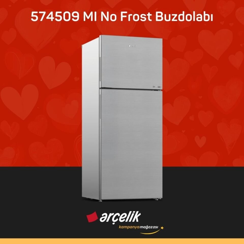 ARÇELİK 574509 MI Üstten Donduruculu Buzdolabı