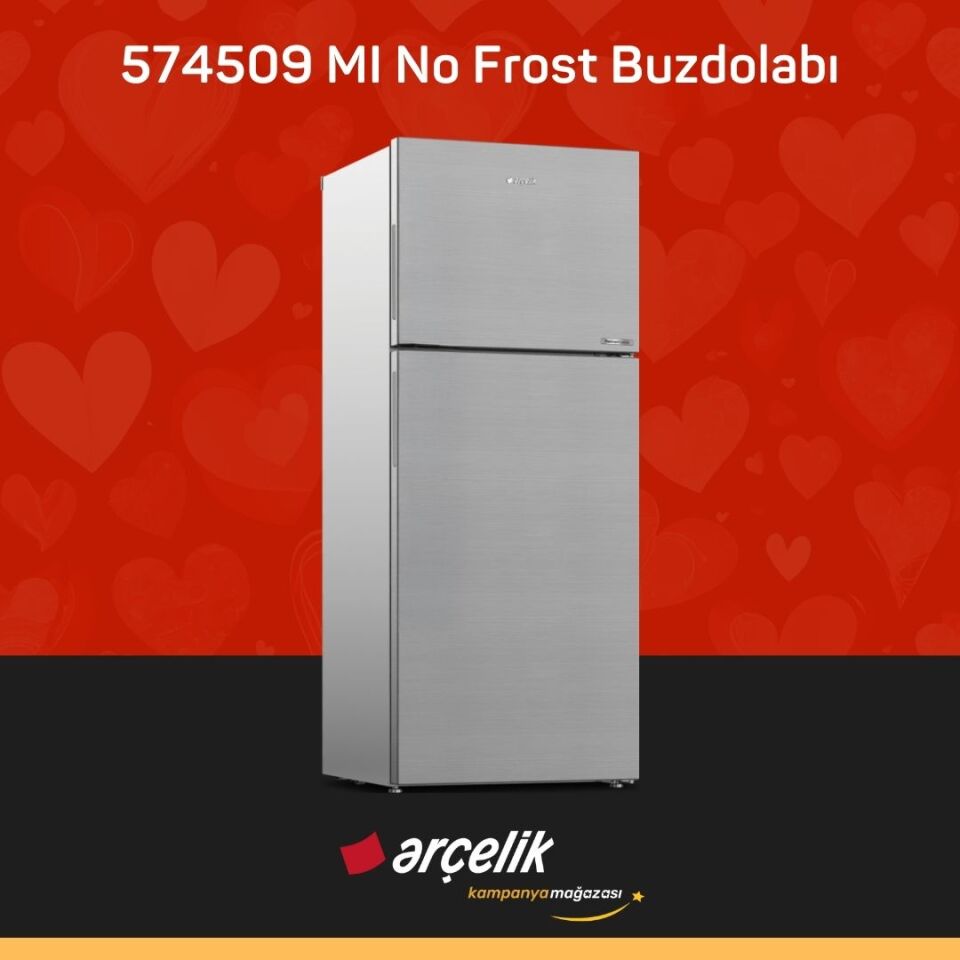 ARÇELİK 574509 MI Üstten Donduruculu Buzdolabı