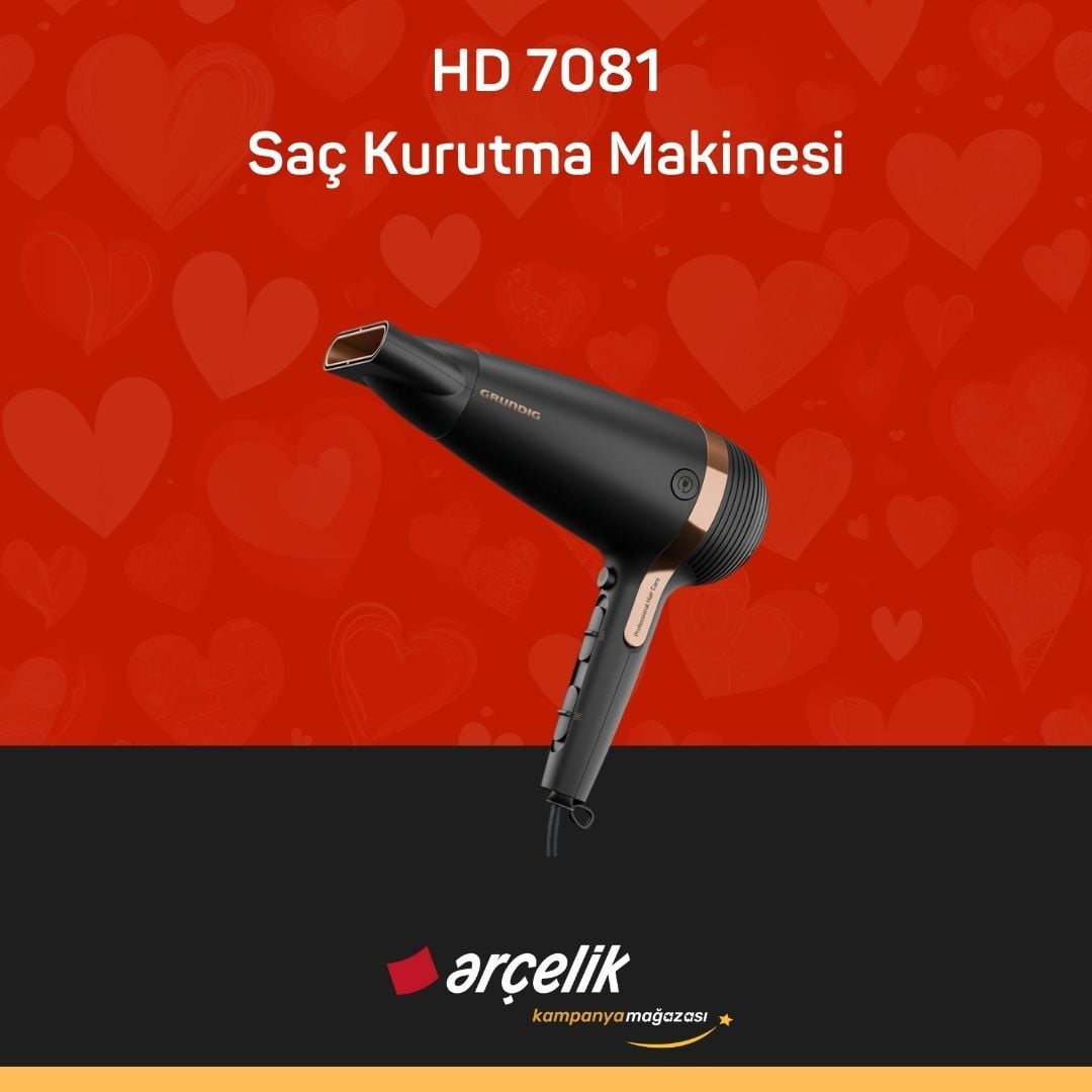 GRUNDIG HD 7081 Saç Kurutma Makinesi