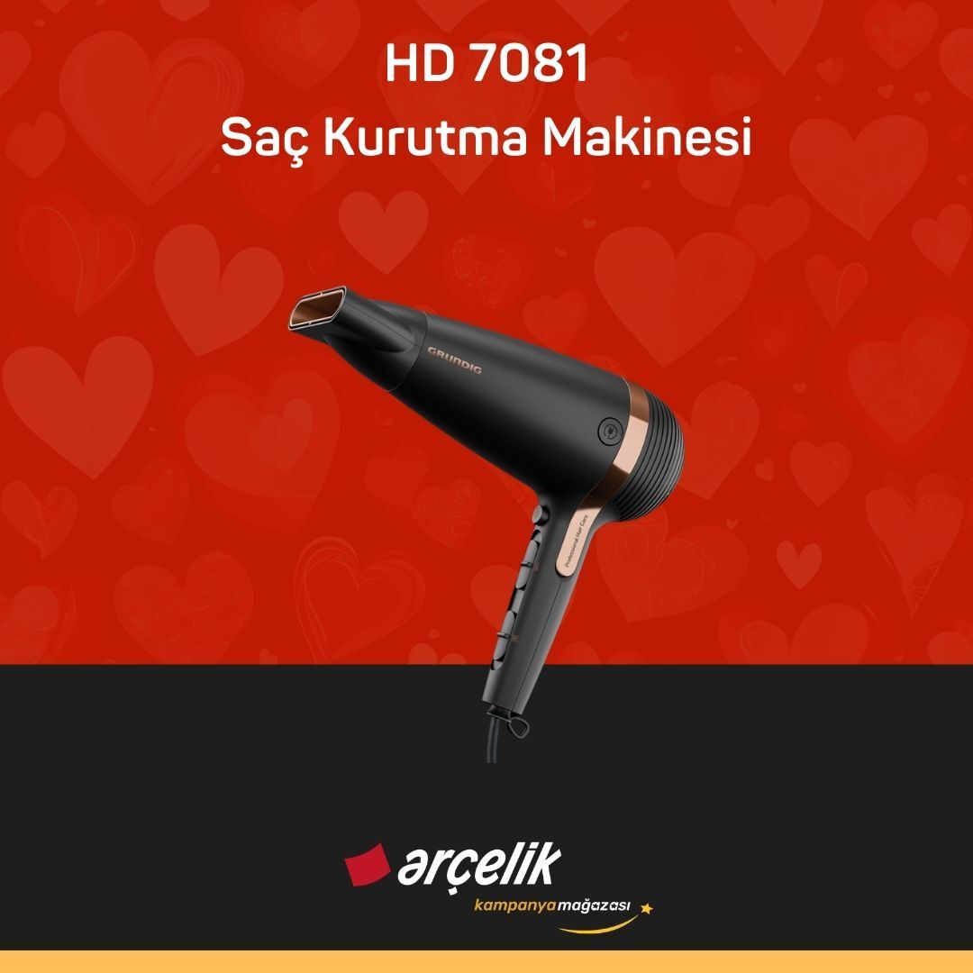 GRUNDIG HD 7081 Saç Kurutma Makinesi