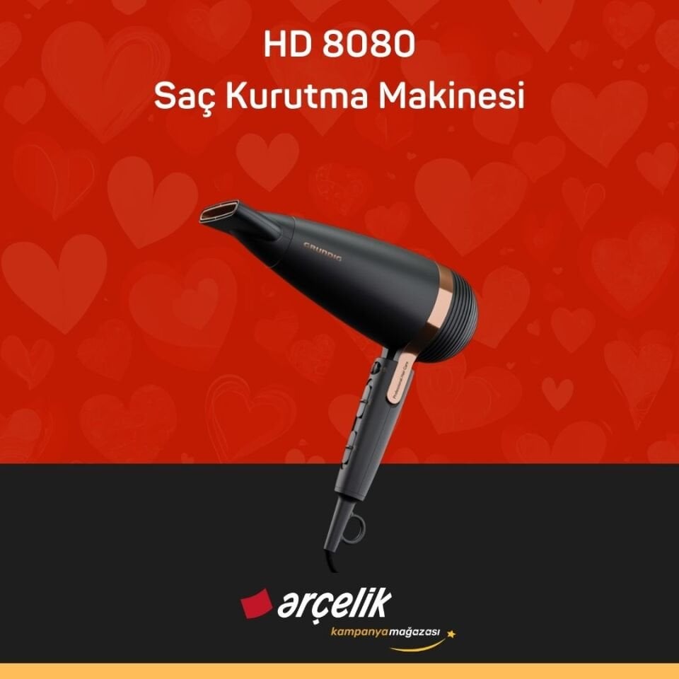 GRUNDIG HD 8080 Saç Kurutma Makinesi