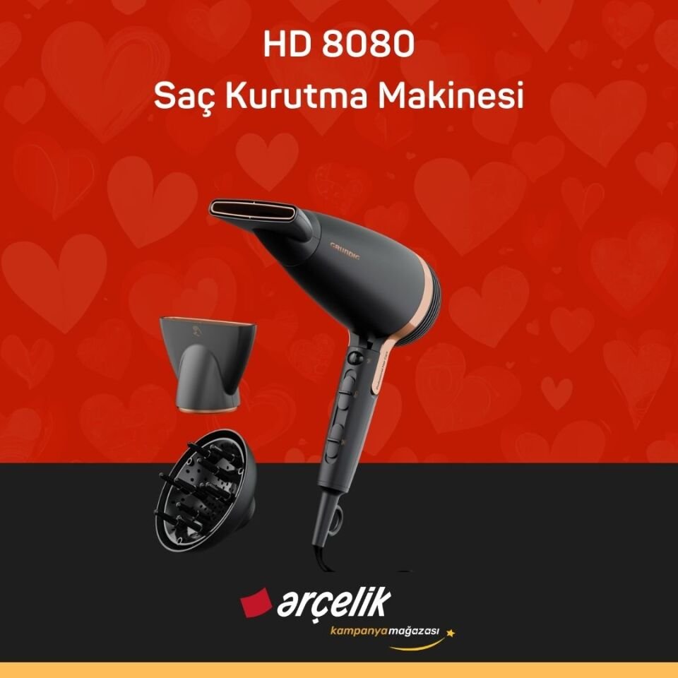 GRUNDIG HD 8080 Saç Kurutma Makinesi