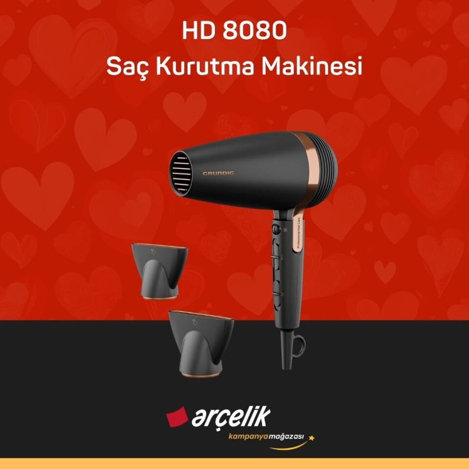 GRUNDIG HD 8080 Saç Kurutma Makinesi