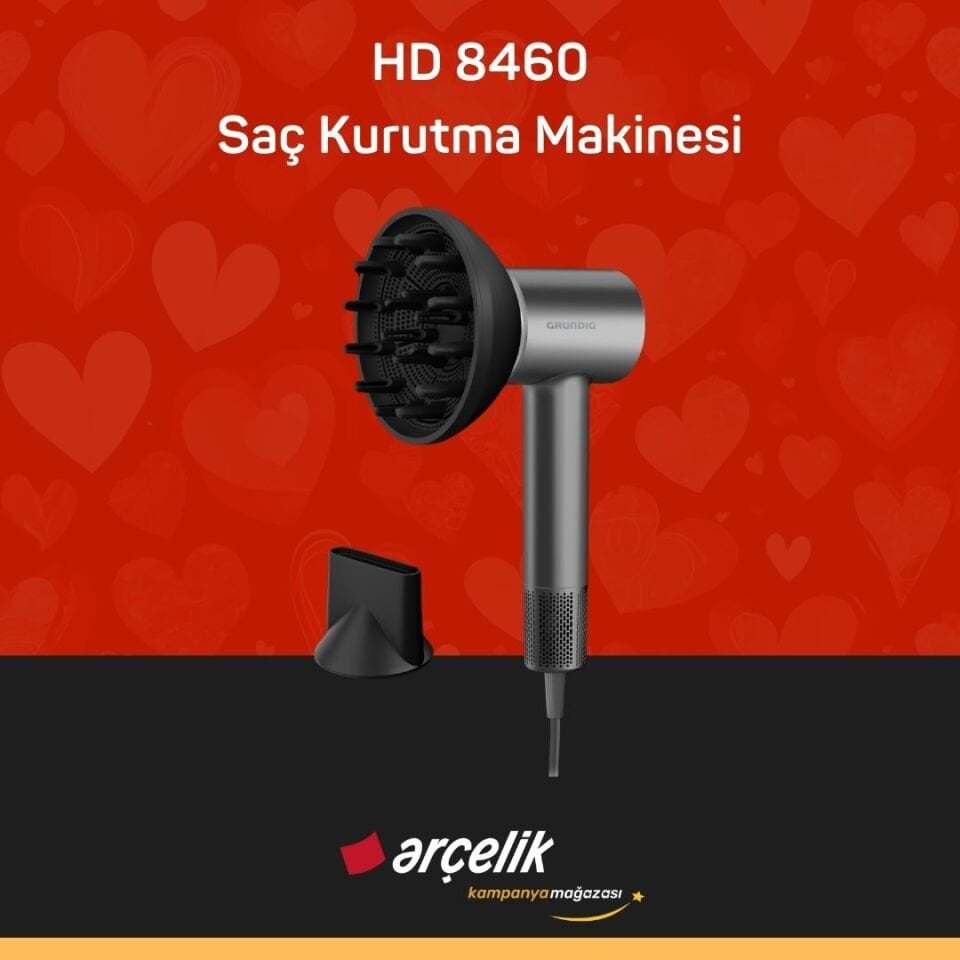 GRUNDIG HD 8460 Saç Kurutma Makinesi