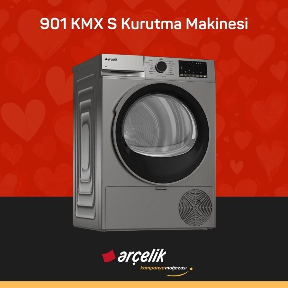 ARÇELİK 9120 DMXS Çamaşır Makinesi - 901 KMX S Kurutma Makinesi
