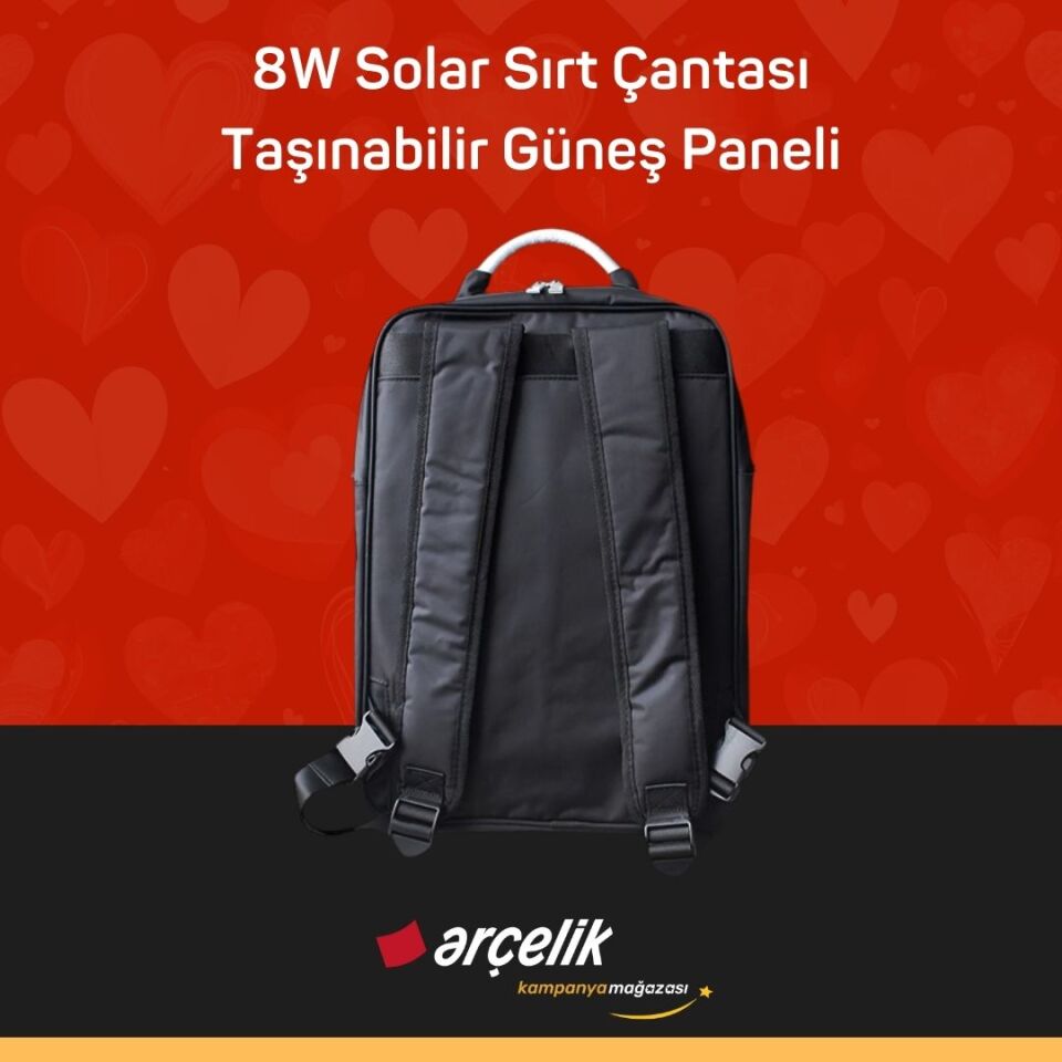 ARÇELİK ARCLK-SBP-8W Taşınabilir Güneş Paneli