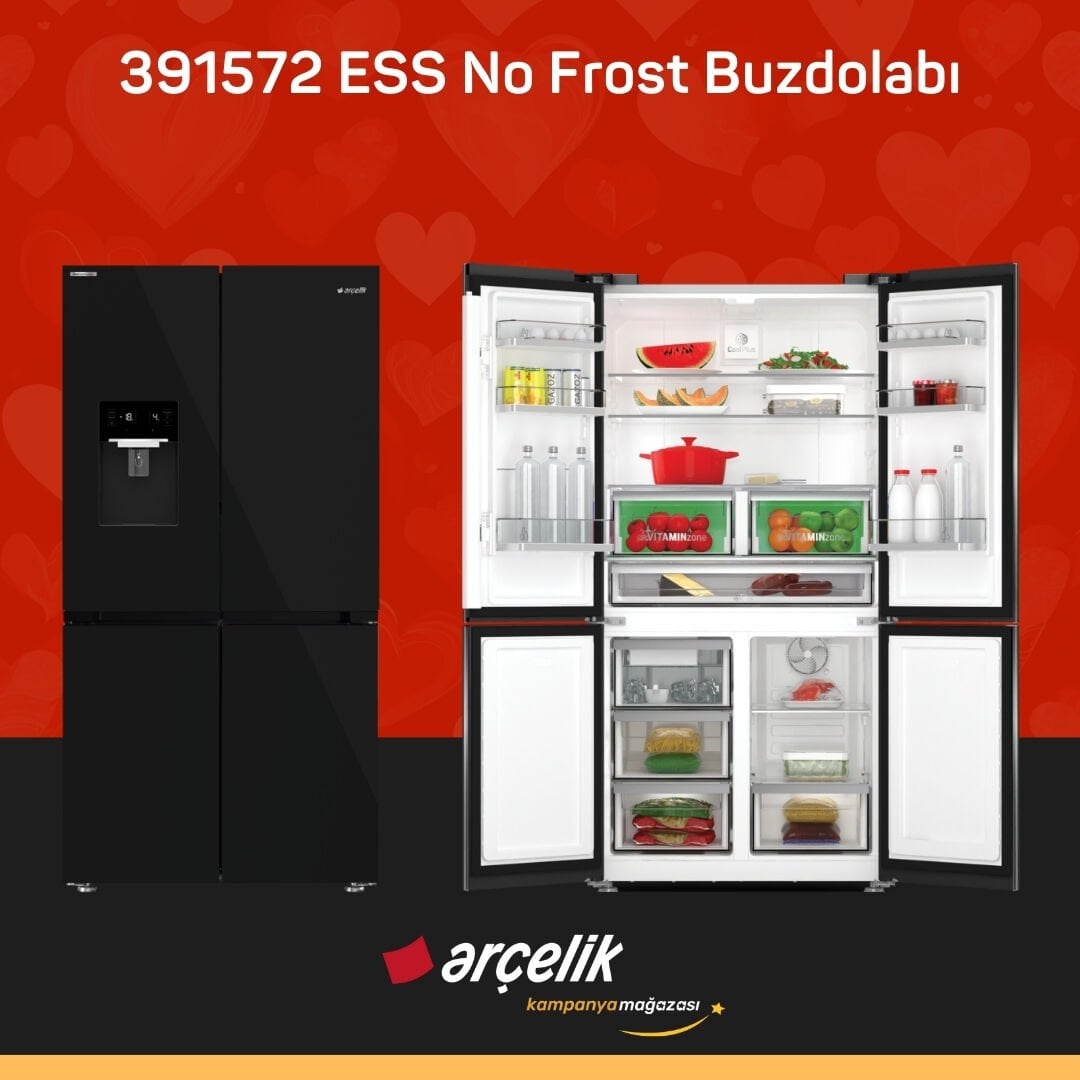 ARÇELİK 391572 ESS Gardırop Tipi Buzdolabı