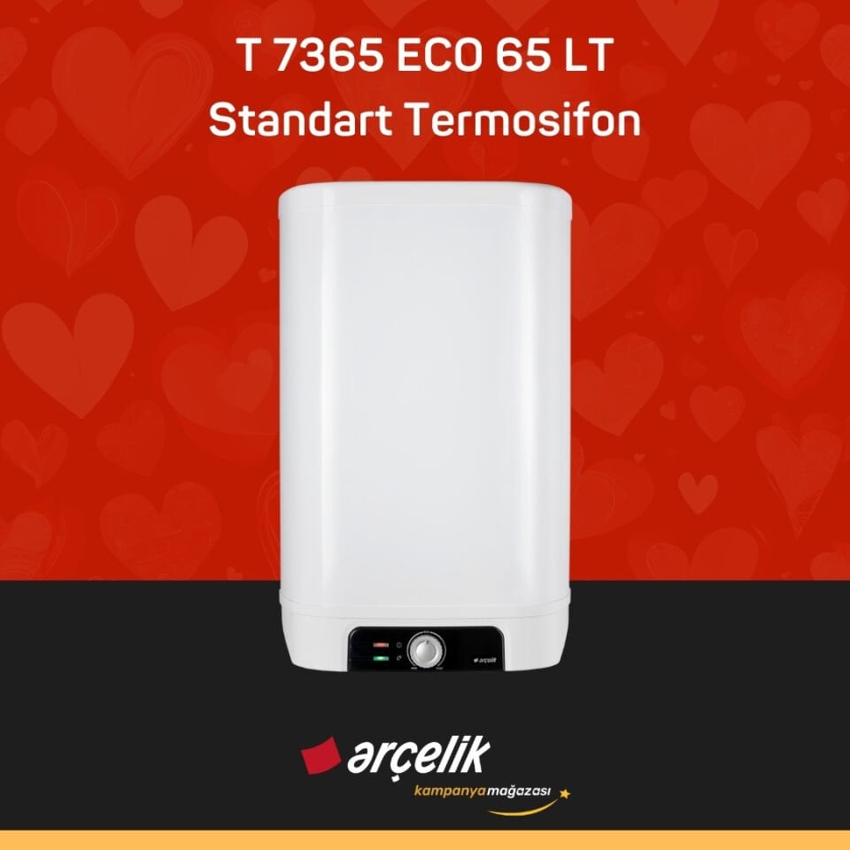 ARÇELİK T 7365 ECO 65 lt. Standart Termosifon