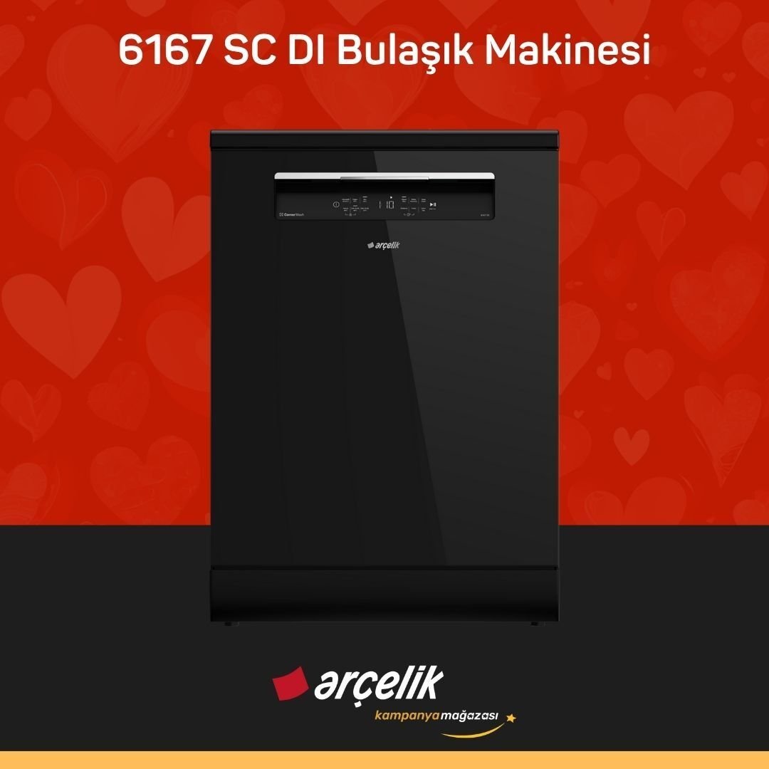 ARÇELİK 6167 SC Bulaşık Makinesi