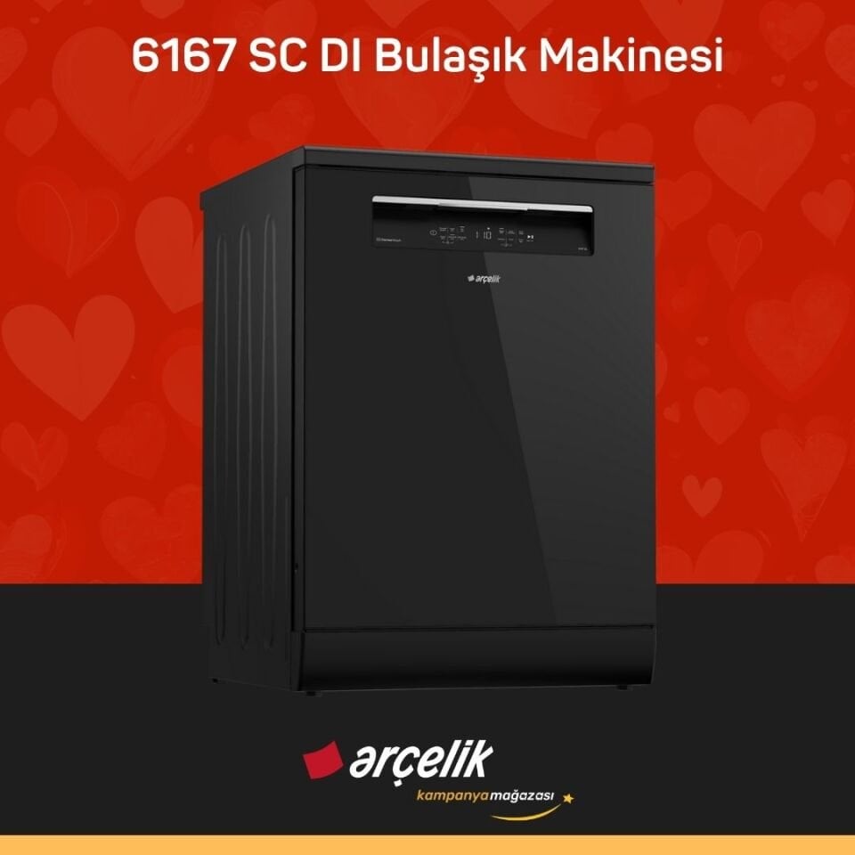 ARÇELİK 6167 SC Bulaşık Makinesi