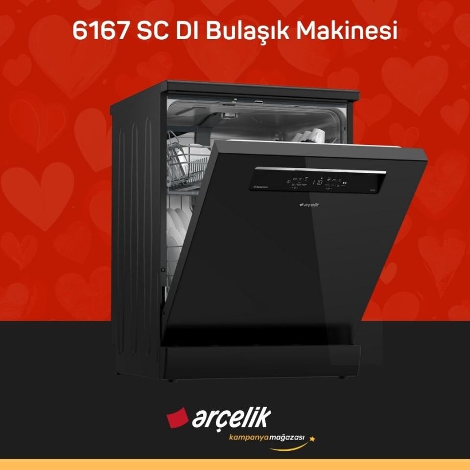 ARÇELİK 6167 SC Bulaşık Makinesi