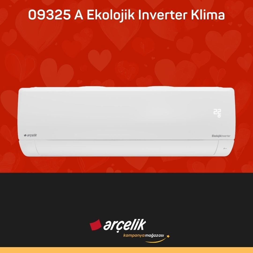 ARÇELİK 09325 A Ekolojik Inverter Klima 9.000 Btu/h Split Klima