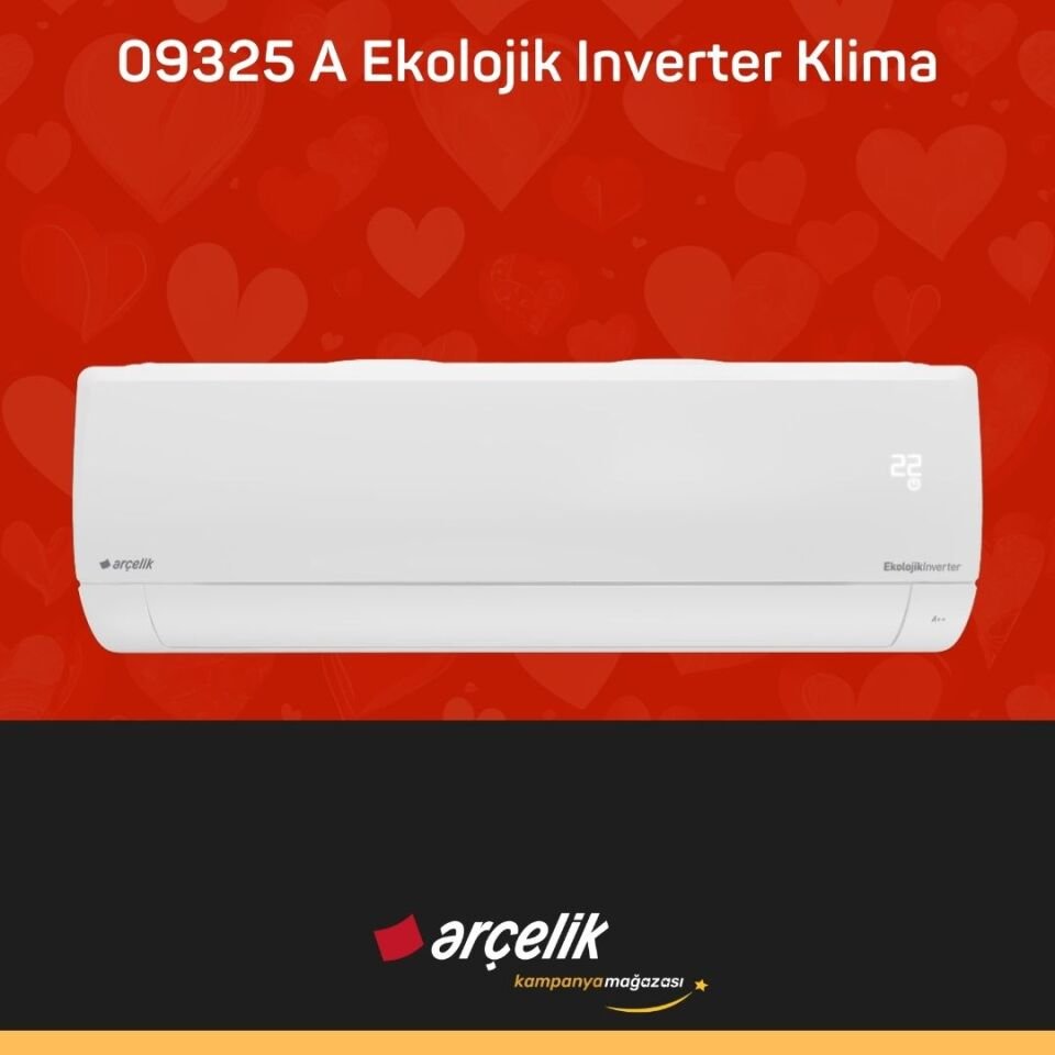 ARÇELİK 09325 A Ekolojik Inverter Klima 9.000 Btu/h Split Klima