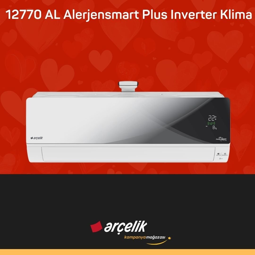 ARÇELİK 12770 AL Alerjensmart Plus Inverter Klima 12.000 Btu/h Split Klima