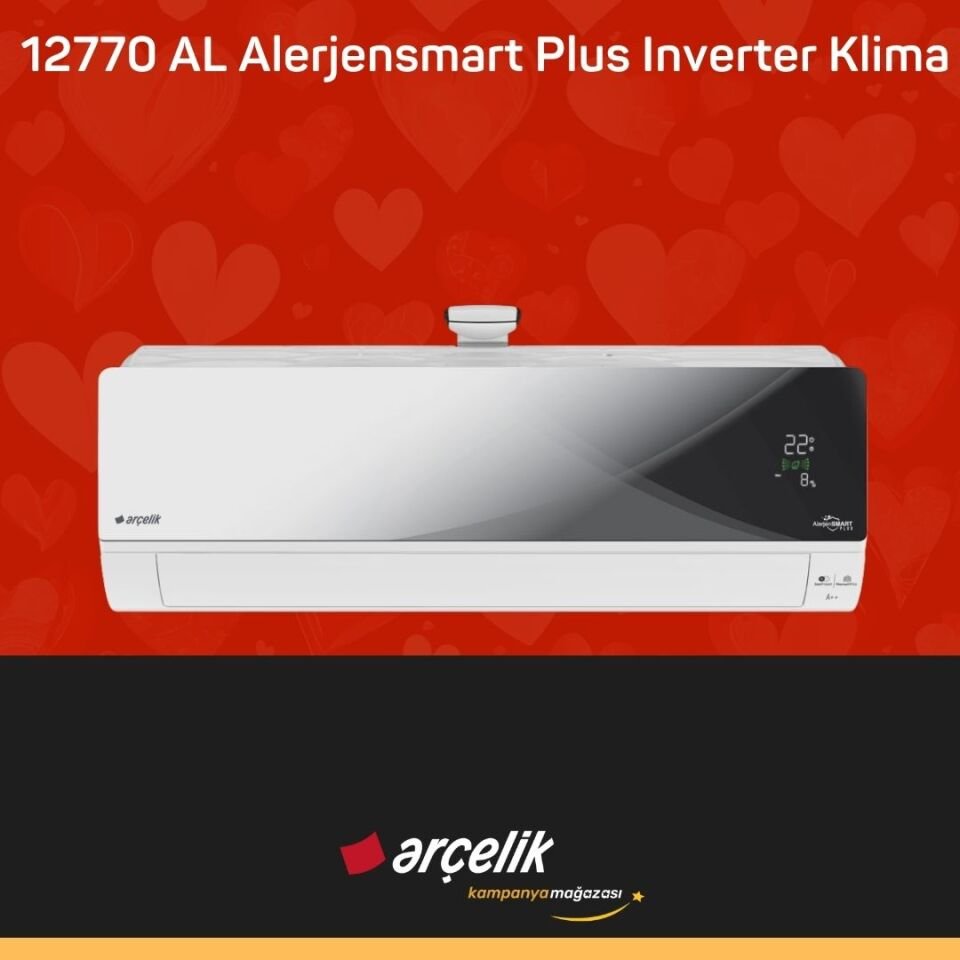 ARÇELİK 12770 AL Alerjensmart Plus Inverter Klima 12.000 Btu/h Split Klima