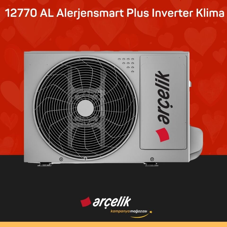ARÇELİK 12770 AL Alerjensmart Plus Inverter Klima 12.000 Btu/h Split Klima