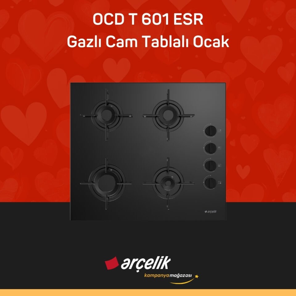 ARÇELİK EKONOMİK CAM SİYAH ANKASTRE SET ( ADE 603 SR - AFC 121 SR - OCD T 601 ESR )