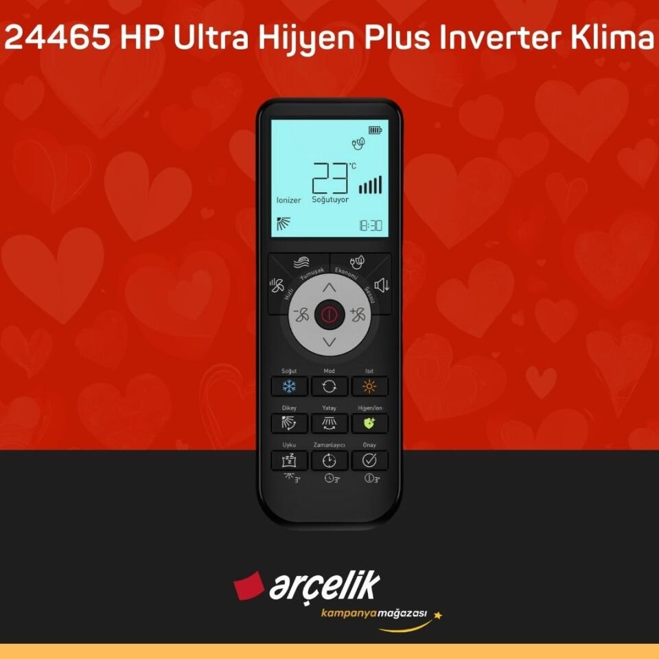 ARÇELİK 24465 HP Ultra Hijyen Plus Inverter Klima Split Klima