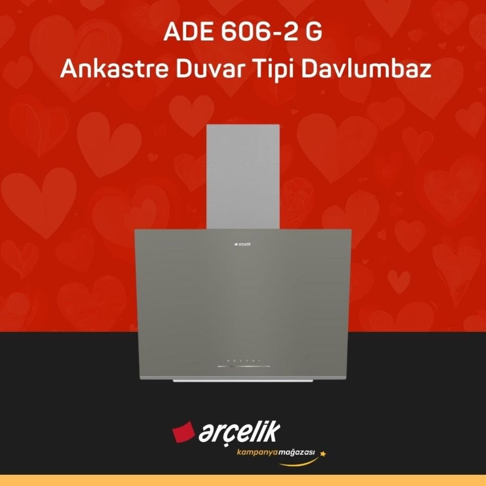 ARÇELİK GRİ ANKASTRE SET ( ADE 606-2 G - AFC 362 G - OCD T 651 EG )