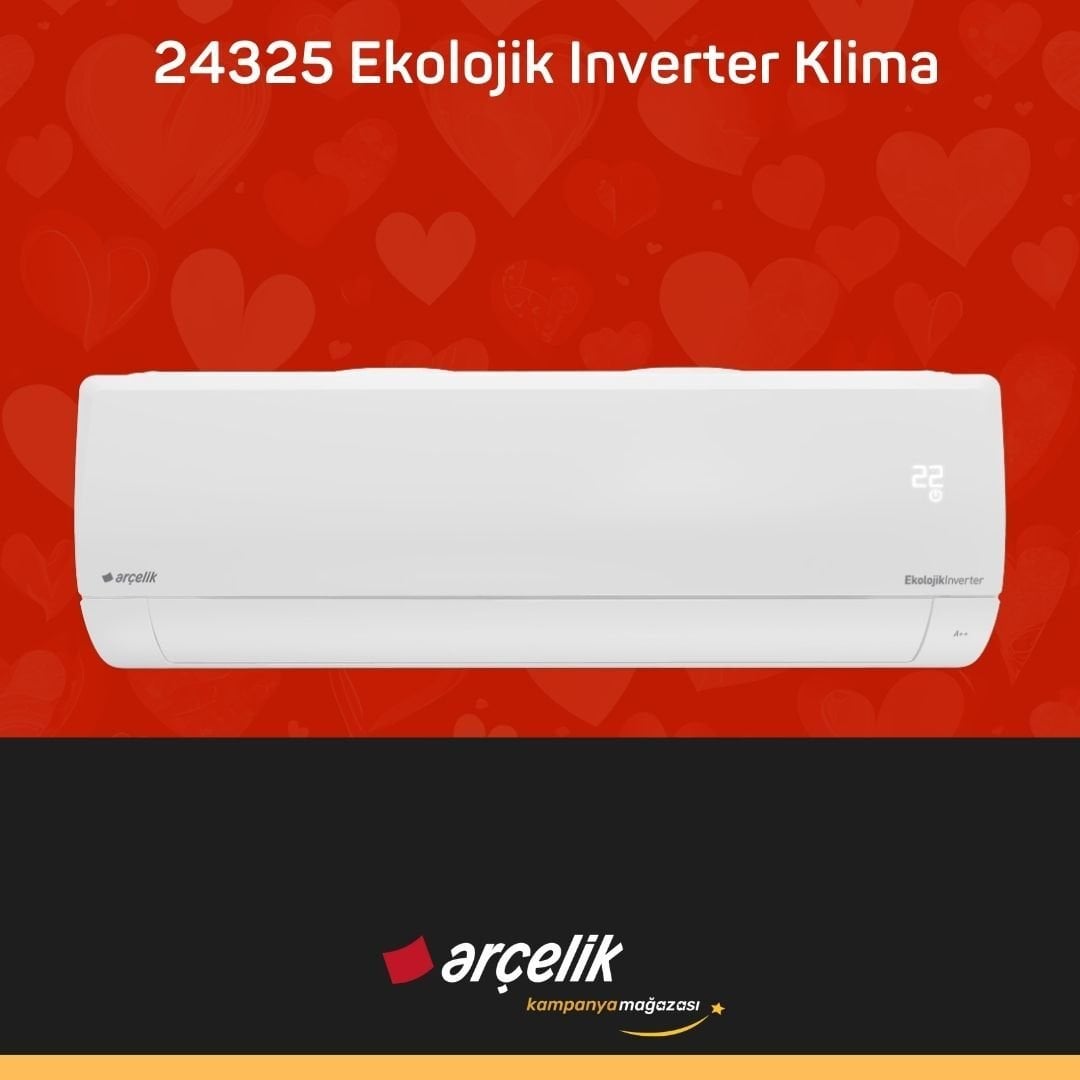 ARÇELİK 24325 Ekolojik Inverter Klima 24.000 Btu/h Split Klima