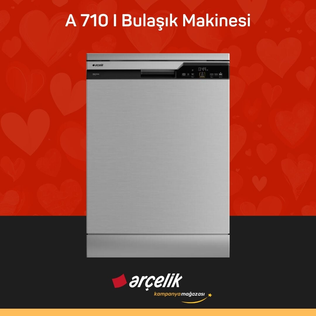 ARÇELİK A 710 I Prestige Serisi Solo Bulaşık Makinesi
